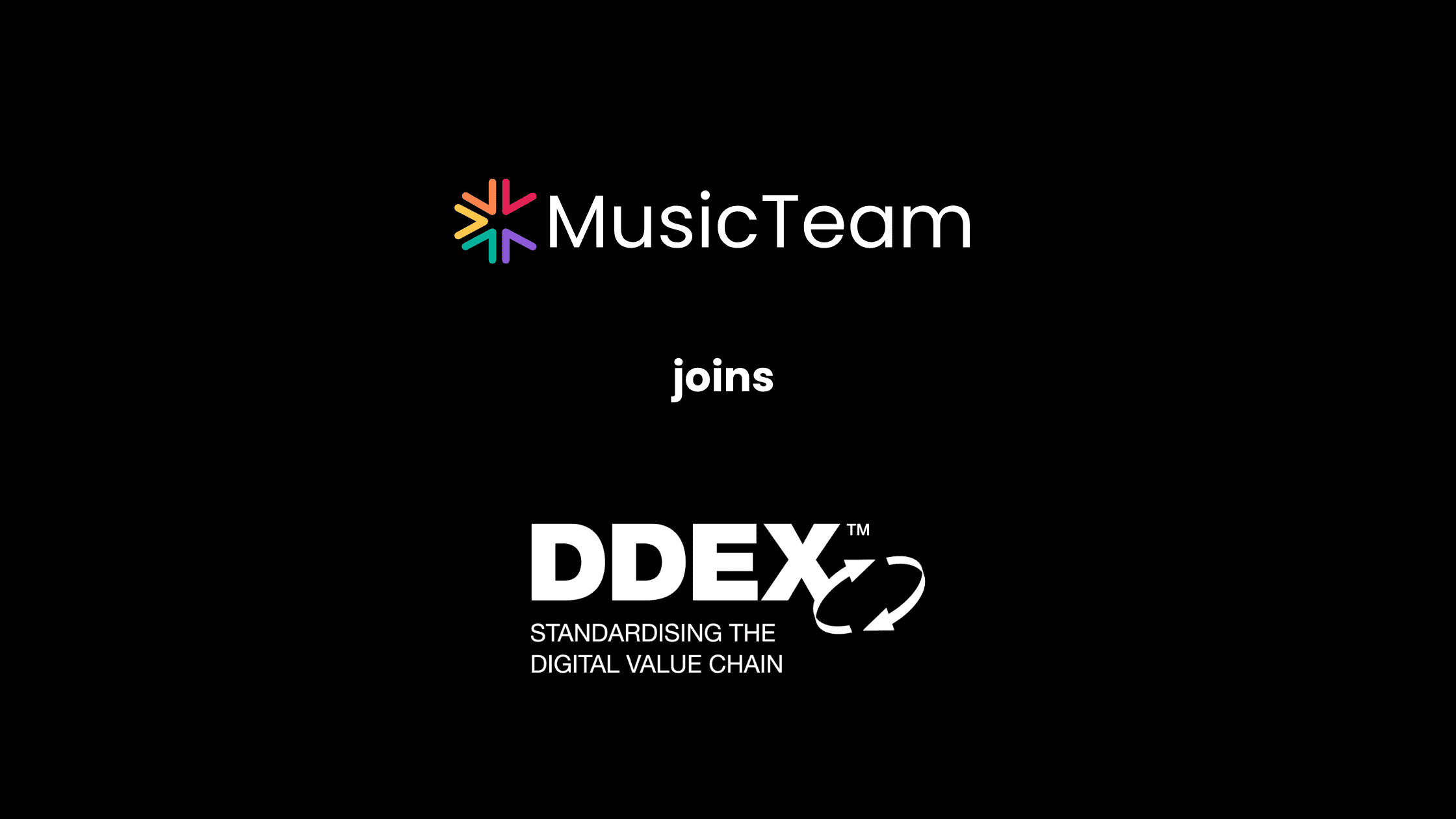 Banner – MusicTeam joins DDEX