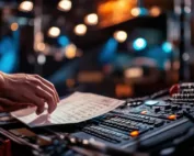 Sound-engineer-working-at-console