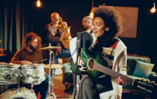 Four-musicians-each-with-their-own-music-catalog